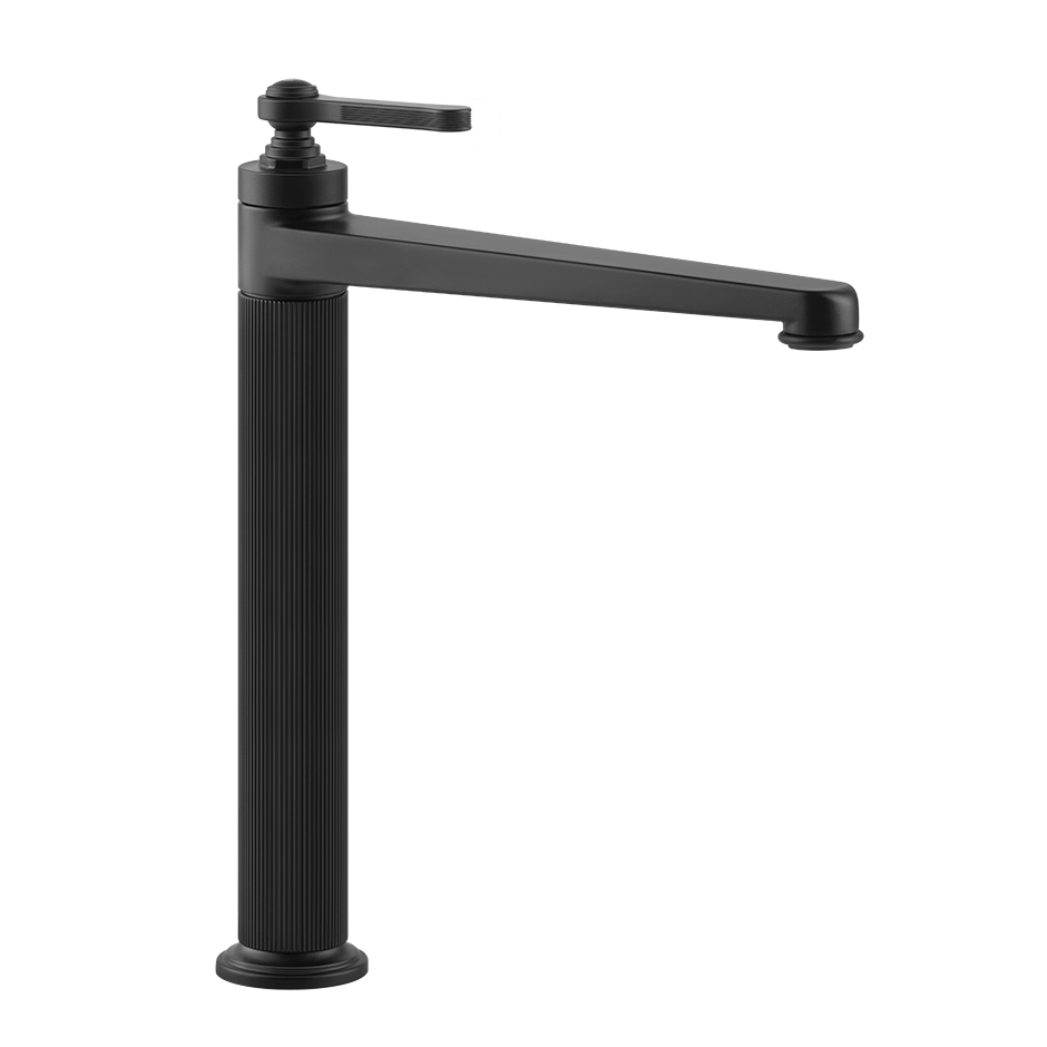 Gessi Venti20 High Basin Mixer without Waste - Matte Black PF65004-299