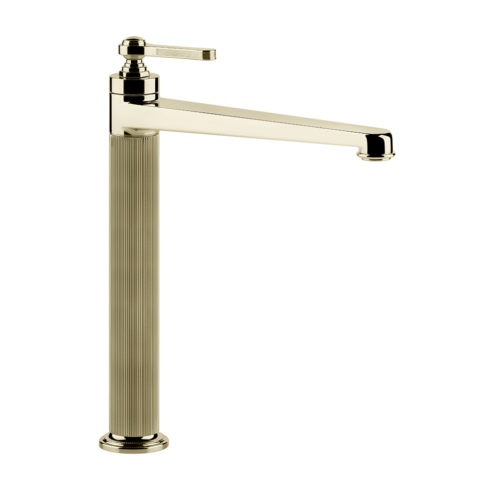 Gessi Venti20 High Basin Mixer without Waste - Brass PVD PF65004-710