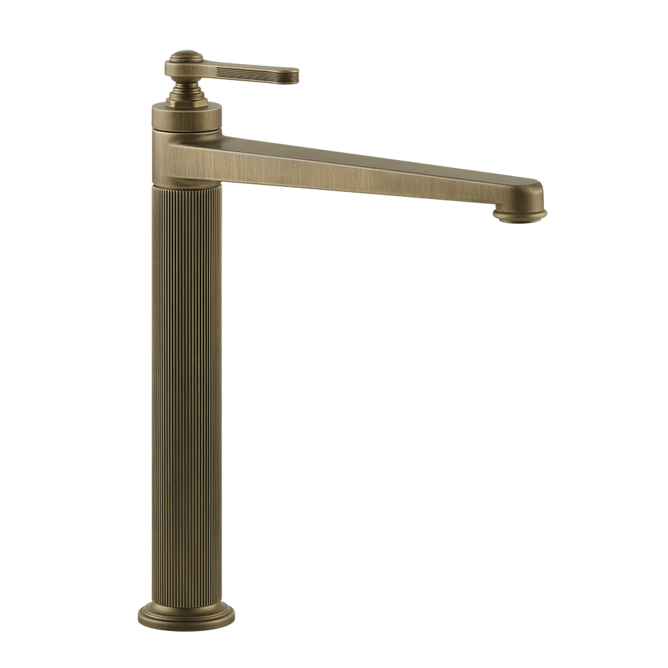 Gessi Venti20 High Basin Mixer without Waste - Antique Brass PF65004-713
