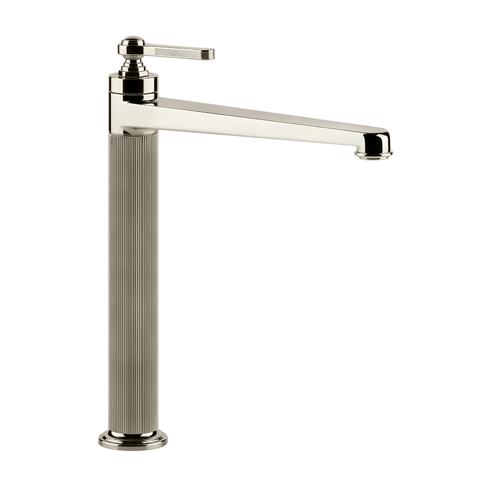 Gessi Venti20 High Basin Mixer without Waste - Nickel PVD PF65004-720