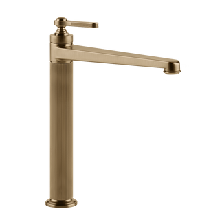 Gessi Venti20 High Basin Mixer without Waste - Warm Bronze Brushed PVD PF65004-726
