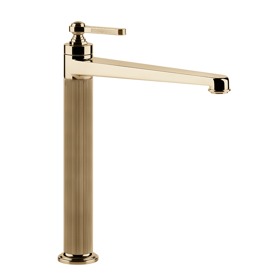 Gessi Venti20 High Basin Mixer without Waste - Warm Bronze PVD PF65004-735