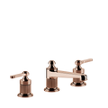 Gessi Venti20 Three Piece Basin Tap Set without Waste - Copper PVD PF65013-030