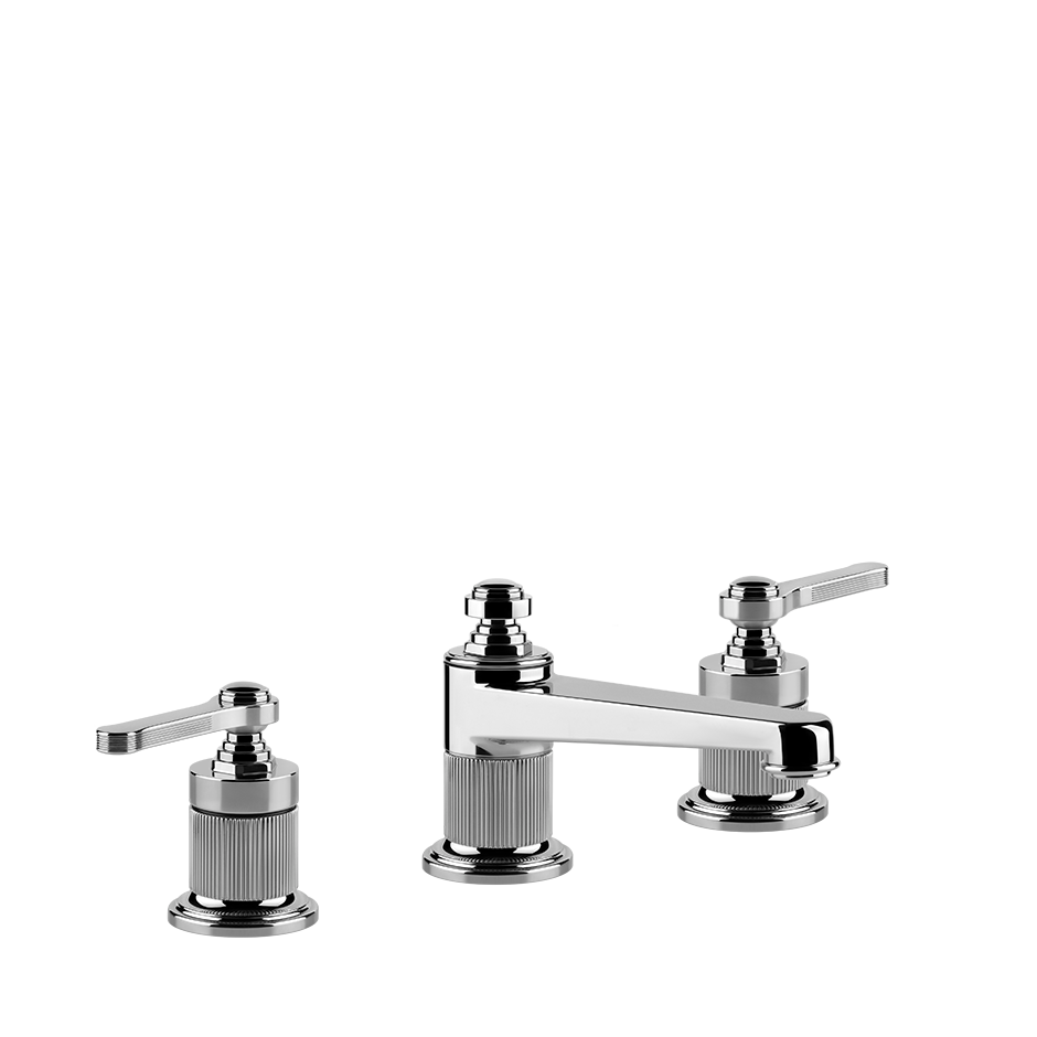 Gessi Venti20 Three Piece Basin Tap Set without Waste - Chrome PF65013-031