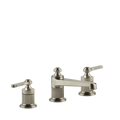 Gessi Venti20 Three Piece Basin Tap Set without Waste - Finox Brushed Nickel PF65013-149