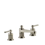 Gessi Venti20 Three Piece Basin Tap Set without Waste - Finox Brushed Nickel PF65013-149