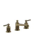 Gessi Venti20 Three Piece Basin Tap Set without Waste - Antique Brass PF65013-713