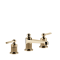 Gessi Venti20 Three Piece Basin Tap Set without Waste - Warm Bronze PVD PF65013-735