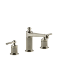 Gessi Venti20 Medium Three Piece Basin Tap Set without Waste - Finox Brushed Nickel PF65014-149
