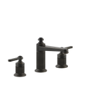 Gessi Venti20 Medium Three Piece Basin Tap Set without Waste - Aged Bronze PF65014-187