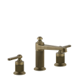 Gessi Venti20 Medium Three Piece Basin Tap Set without Waste - Antique Brass PF65014-713