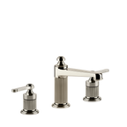Gessi Venti20 Medium Three Piece Basin Tap Set without Waste - Nickel PVD PF65014-720