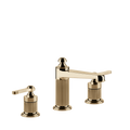 Gessi Venti20 Medium Three Piece Basin Tap Set without Waste - Warm Bronze PVD PF65014-735