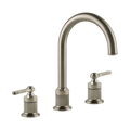 Gessi Venti20 Three Piece Basin Tap Set with Umbrella Spout (No Waste) - Finox Brushed Nickel PF65016-149
