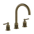 Gessi Venti20 Three Piece Basin Tap Set with Umbrella Spout (No Waste) - Antique Brass PF65016-713