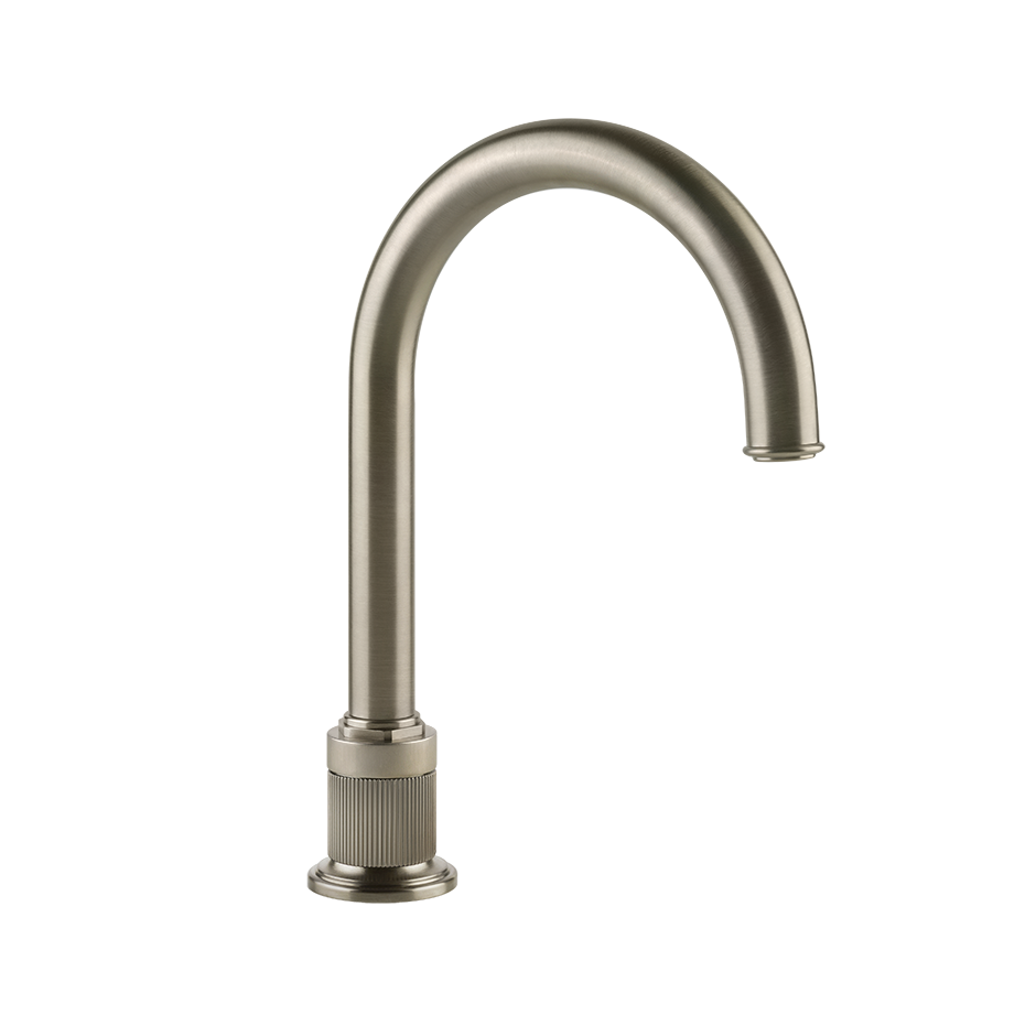 Gessi Venti20 Medium Basin Spout - Finox Brushed Nickel PF65025-149