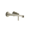 Gessi Venti20 Wall Basin Mixer Set (Requires Internal Body) - Finox Brushed Nickel PF5088-149