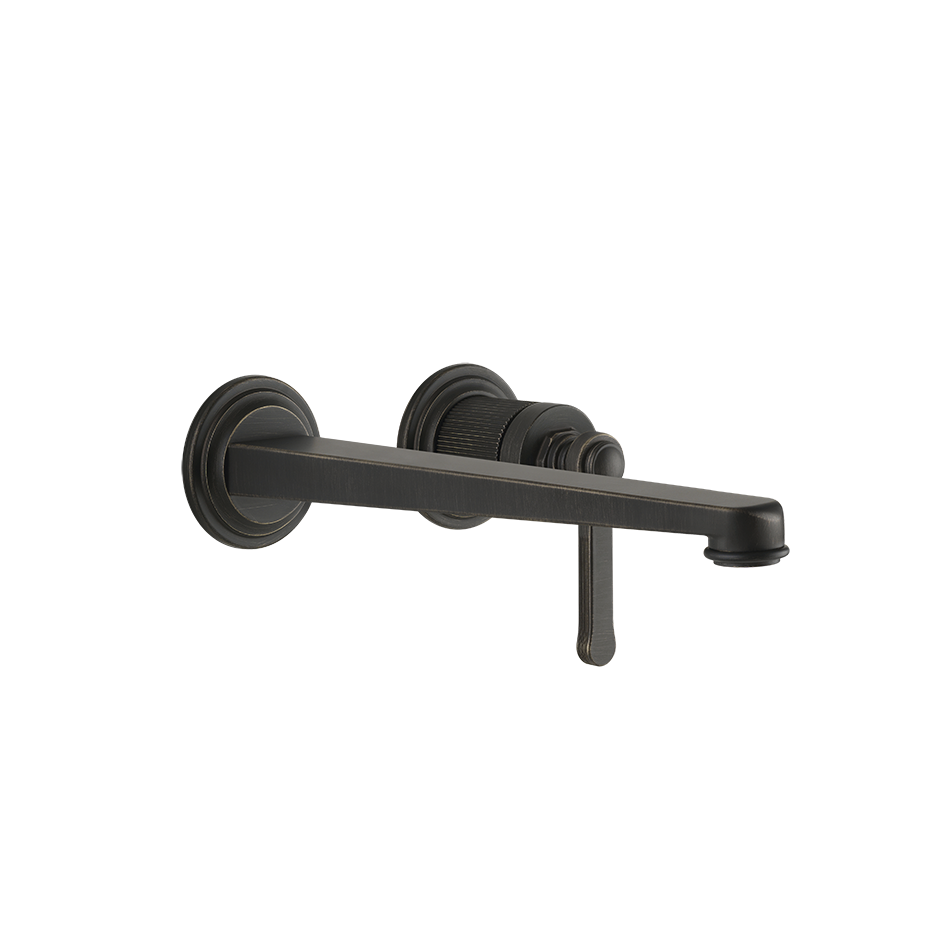 Gessi Venti20 Wall Basin Mixer Set (Requires Internal Body) - Aged Bronze PF65088-187