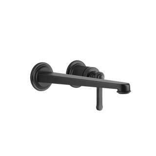 Gessi Venti20 Wall Basin Mixer Set (Requires Internal Body) - Matte Black PF65088-299