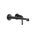 Gessi Venti20 Wall Basin Mixer Set (Requires Internal Body) - Black Metal PVD PF65088-706