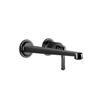 Gessi Venti20 Wall Basin Mixer Set (Requires Internal Body) - Black Metal PVD PF65088-706