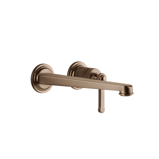 Gessi Venti20 Wall Basin Mixer Set (Requires Internal Body) - Copper Brushed PVD PF65088-708