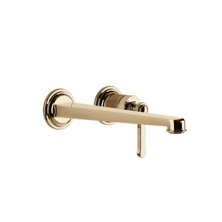 Gessi Venti20 Wall Basin Mixer Set (Requires Internal Body) - Warm Bronze PVD PF65088-735