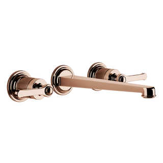 Gessi Venti20 Wall Basin Tap Set (Requires Internal Body) - Copper PVD PF65090-030