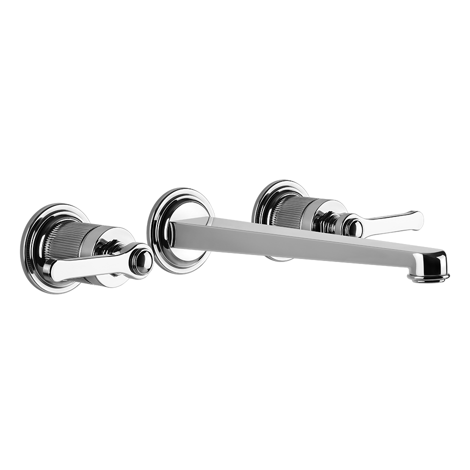 Gessi Venti20 Wall Basin Tap Set (Requires Internal Body) - Chrome PF65090-031