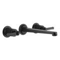 Gessi Venti20 Wall Basin Tap Set (Requires Internal Body) - Matte Black PF65090-299