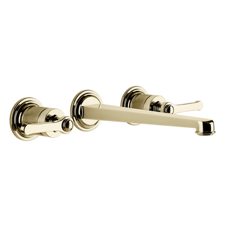 Gessi Venti20 Wall Basin Tap Set (Requires Internal Body) - Brass PVD PF65090-710
