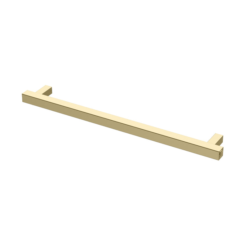 Phoenix Heated Towel Rail Square 600mm - Brushed Gold