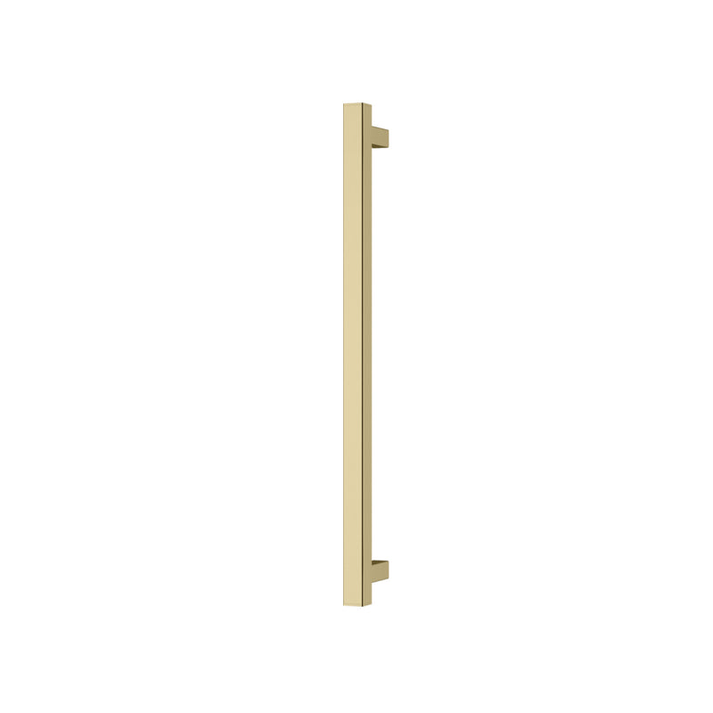 Phoenix Heated Towel Rail Square 600mm - Brushed Gold