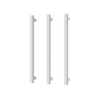 Phoenix 12V Heated Triple Towel Rail Square 600mm - Chrome - 651-8762-00