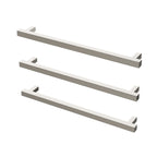 Phoenix 12V Heated Triple Towel Rail Square 600mm - Brushed Nickel - 651-8762-40