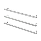 Phoenix 12V Heated Triple Towel Rail Square 800mm - Chrome - 651-8763-00