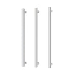 Phoenix 12V Heated Triple Towel Rail Square 800mm - Chrome - 651-8763-00