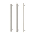 Phoenix 12V Heated Triple Towel Rail Square 800mm - Brushed Nickel - 651-8763-40