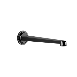 Gessi Venti20 Wall Basin Spout - Black Metal PVD PF65101-706