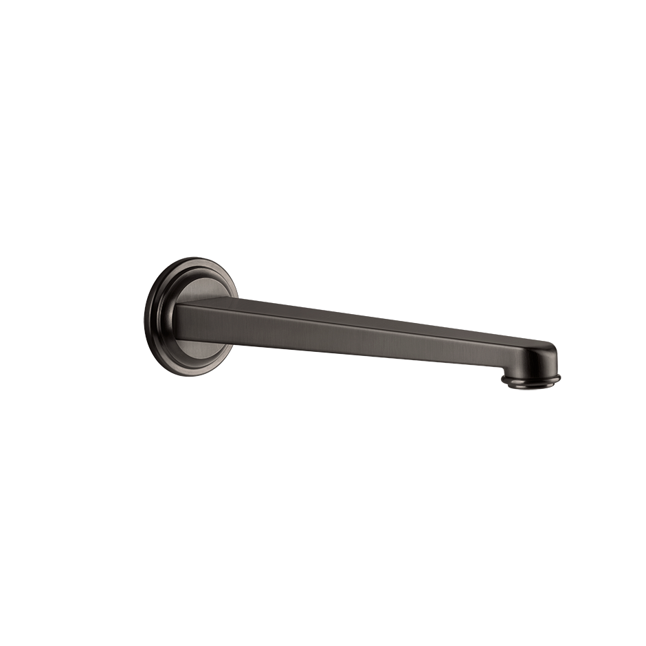 Gessi Venti20 Wall Basin Spout - Black Metal Br. PVD PF65101-707