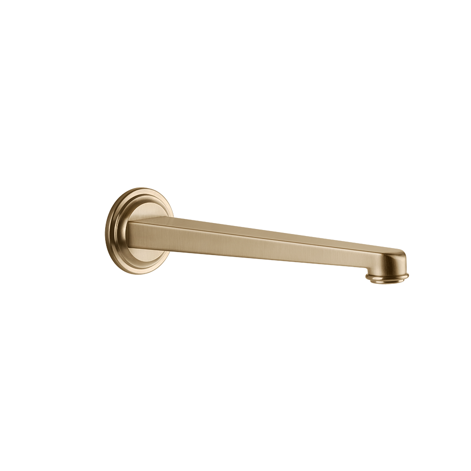 Gessi Venti20 Wall Basin Spout - Copper Brushed PVD PF65101-708