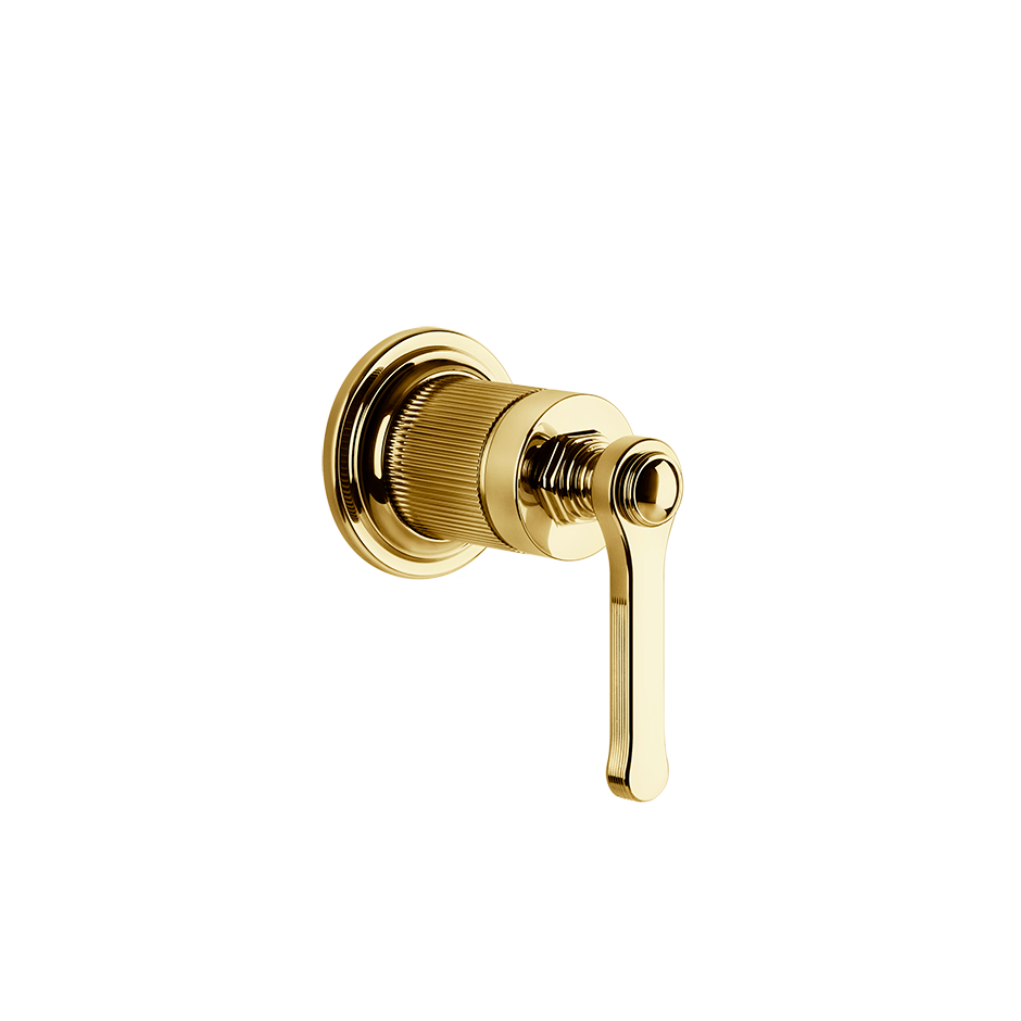 Gessi Venti20 Wall Mixer (Requires Internal Body) - Gold PVD PF65109-246
