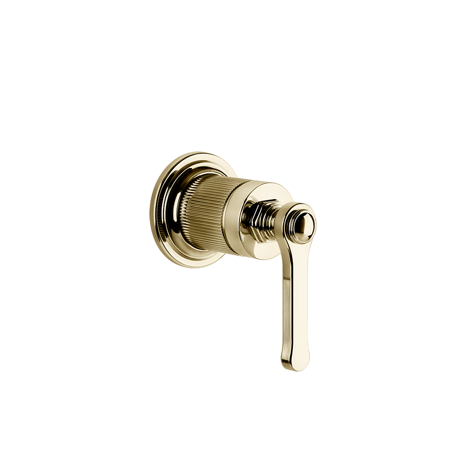 Gessi Venti20 Wall Mixer (Requires Internal Body) - Brass PVD PF65109-710