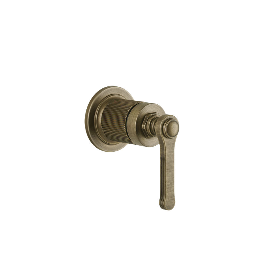 Gessi Venti20 Wall Mixer (Requires Internal Body) - Antique Brass PF65109-713