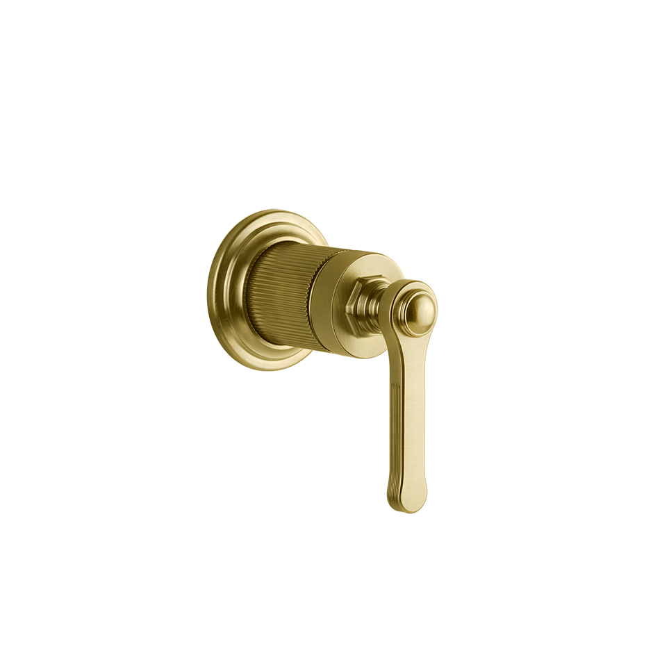 Gessi Venti20 Wall Mixer (Requires Internal Body) - Gold Brushed PVD PF65109-716