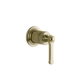 Gessi Venti20 Wall Mixer (Requires Internal Body) - Brass Brushed PVD PF65109-727