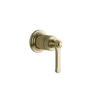 Gessi Venti20 Wall Mixer (Requires Internal Body) - Brass Brushed PVD PF65109-727