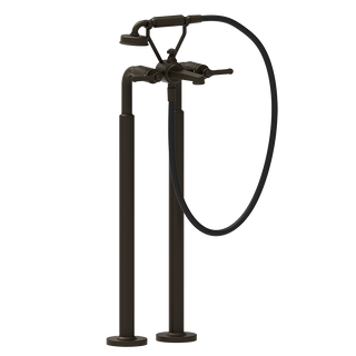 Gessi Venti20 Freestanding Bath Mixer (Includes In-Wall Body) - Aged Bronze PF65099+65128-187
