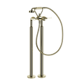 Gessi Venti20 Freestanding Bath Mixer (Includes In-Wall Body) - Brass PVD PF65099+65128-710