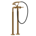 Gessi Venti20 Freestanding Bath Mixer (Includes In-Wall Body) - Antique Brass PF65099+65128-713